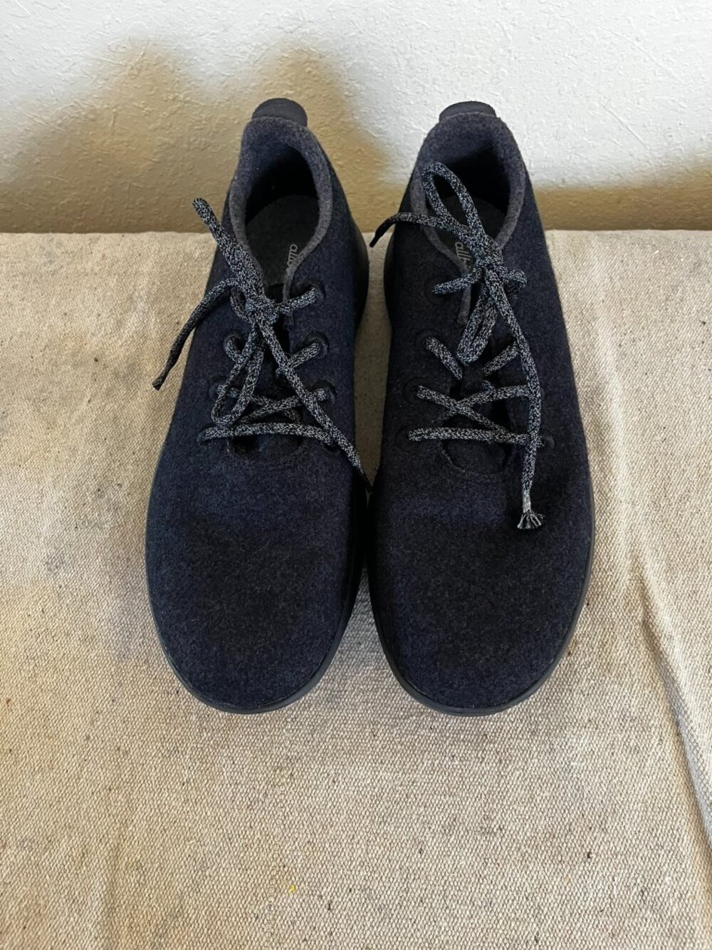 Allbirds Men's Black Wool Runner Shoes Sz 14
